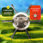 ⚡ El cabezal del cortacésped tiene 6 bordes de acero inoxidable
