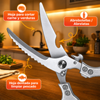 🎁 70% DE DESCUENTO | Tijeras de cocina de acero alemán premium