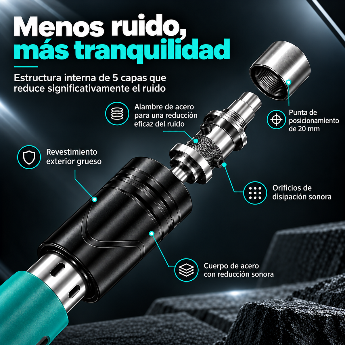 🎁 70% DE DESCUENTO | Pistola de clavos de nueva generación para todo tipo de materiales + 50 clavos incluidos