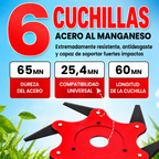 6Blade – Cabezal de corte con 6 cuchillas de acero al manganeso