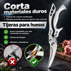 ✂️ Tijeras de cocina de acero alemán premium