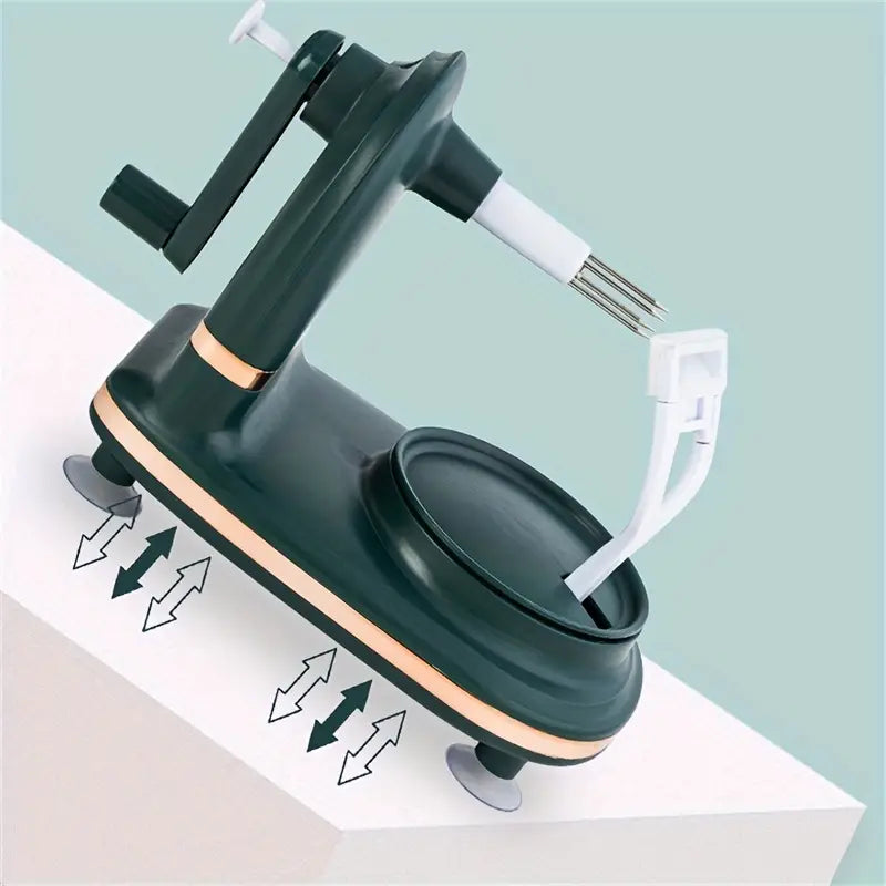 🍎 Pelador de frutas giratorio: Pela de manera uniforme y fina