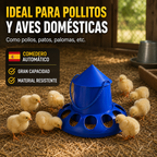 🐓 Comedero automático para gallinas, patos y ocas – gran capacidad, ahorro de alimento.