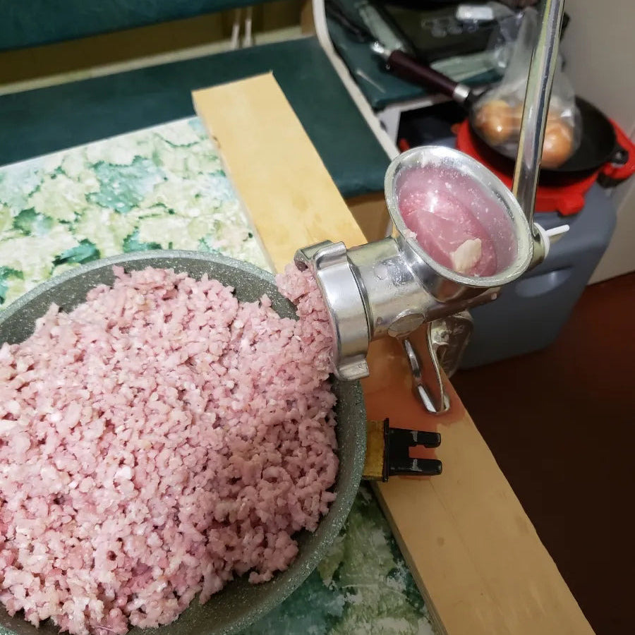 Moledora de Carne Manual — Haz tu Propio Chorizo en Casa, Fácil y Rápido