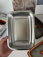 Recipiente Antibacteriano para Alimentos de Acero Inoxidable Inox 316 – 1000 ml | Descuento del 70%