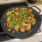 🇪🇸 Sartén de piedra Maifan antiadherente de 6 capas compatible con inducción IH