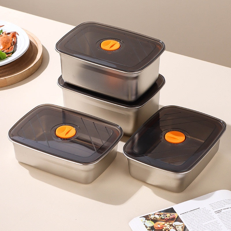 🇪🇸 (6 +🎁3 GRATIS) Caja para alimentos de acero inoxidable 316