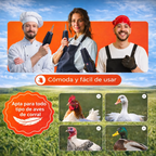 Desplumadora Eléctrica Rápida — Despluma un Pollo en Solo 60 Segundos