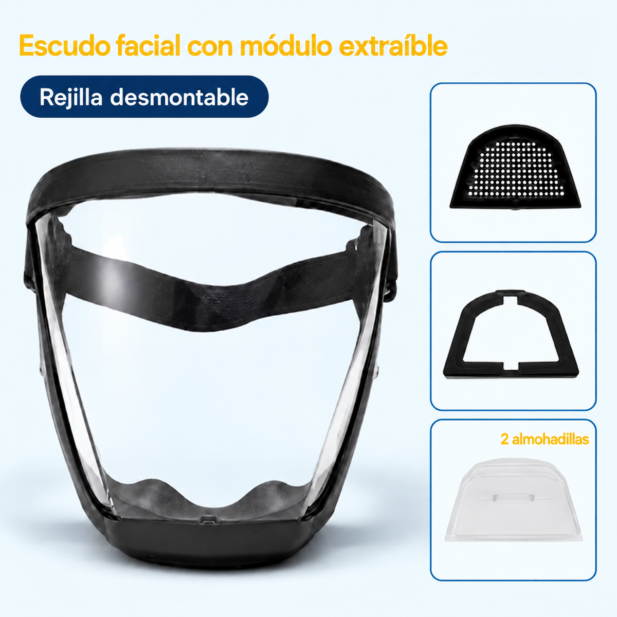 🔥 70% OFF | La visera protege la cara, los ojos y las vías respiratorias durante el trabajo