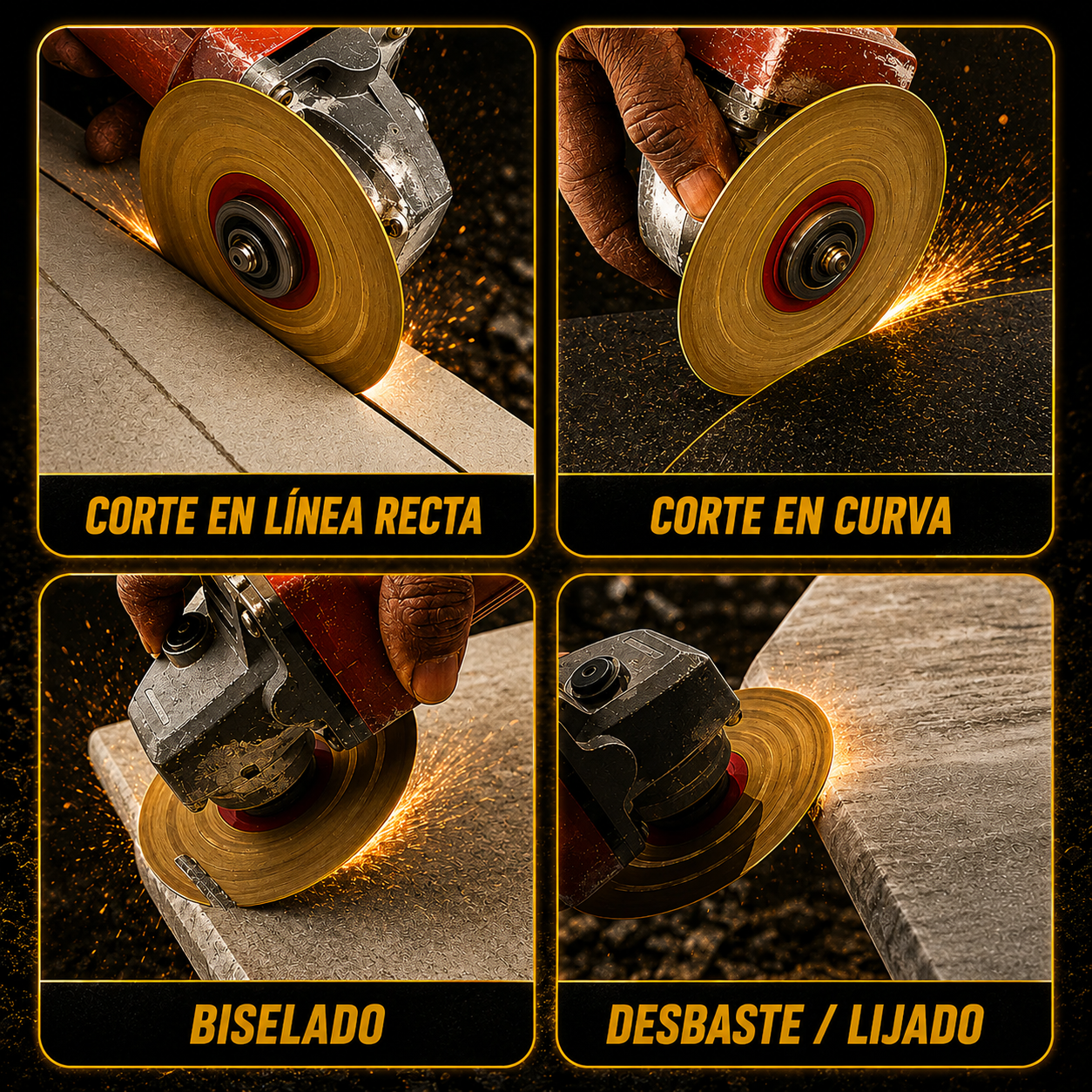 ✨DISCO DE CORTE Y DESBASTE DE DIAMANTE 2 EN 1 MULTIFUNCIONAL PREMIUM