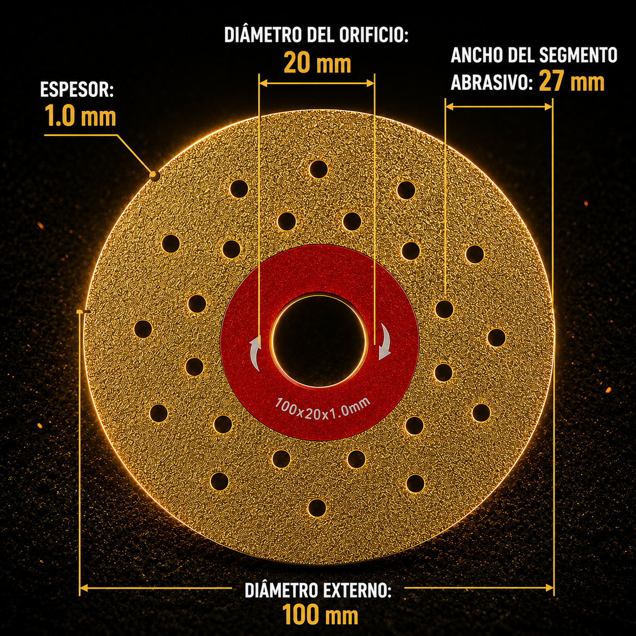 ✨DISCO DE CORTE Y DESBASTE DE DIAMANTE 2 EN 1 MULTIFUNCIONAL PREMIUM