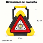 Triángulo de emergencia para coche con luz LED integrada
